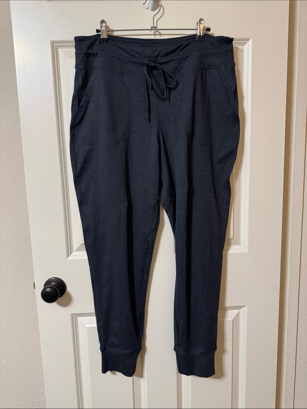 Lole Heathered Black Drawstring Joggers for Women
